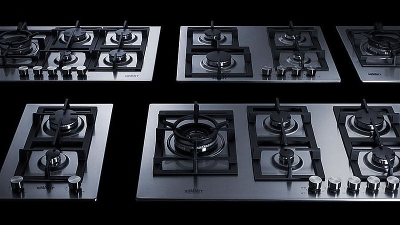 Summit - 30 Wide 5-Burner Gas Cooktop In Stainless Steel - GCJ5SS