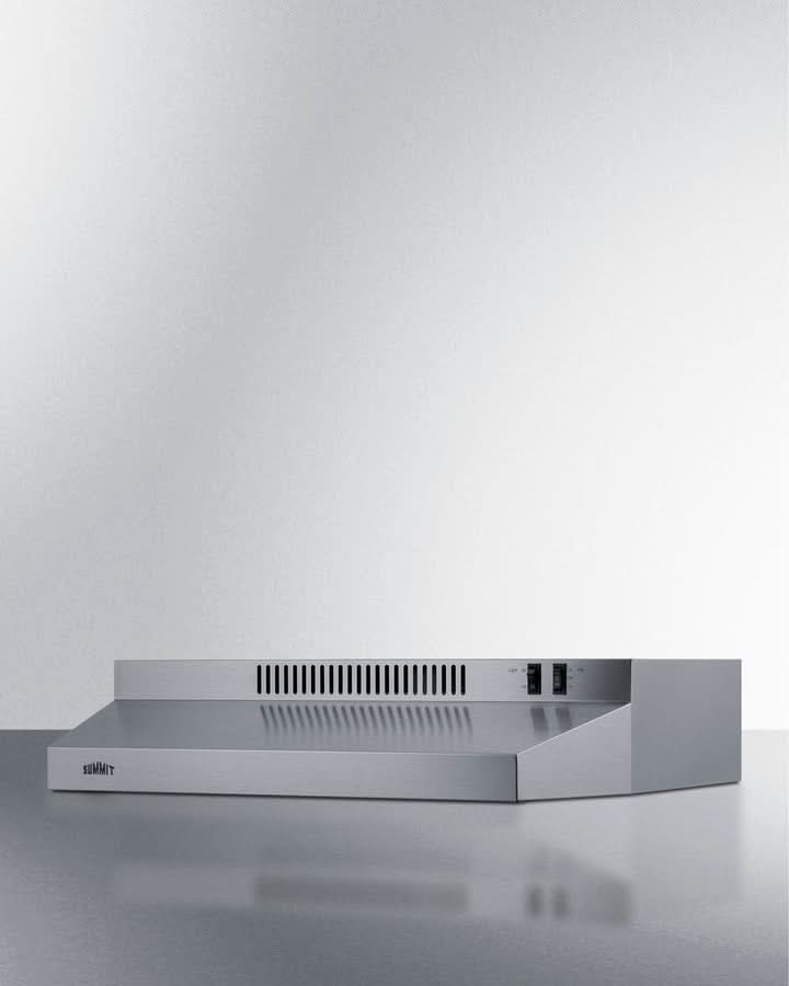 Summit - 24 Wide Electric Range & Convertible Hood - REXH24RSS