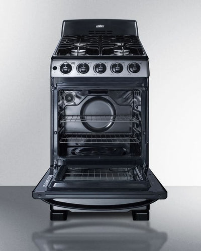 Summit - 20 Wide Gas Range - PRO201SS