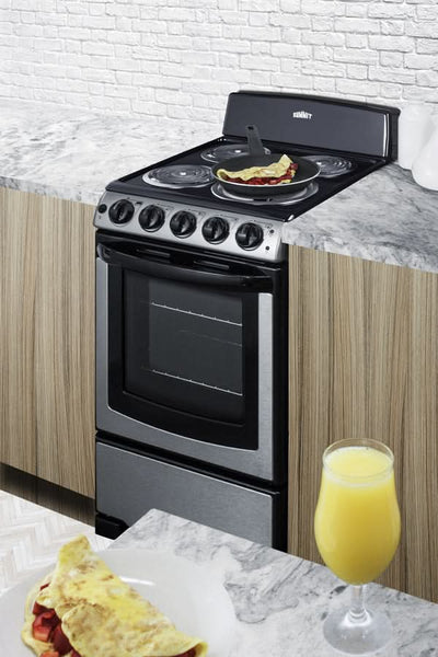 Summit - 20 Wide Electric Coil Range - PROEL20SS