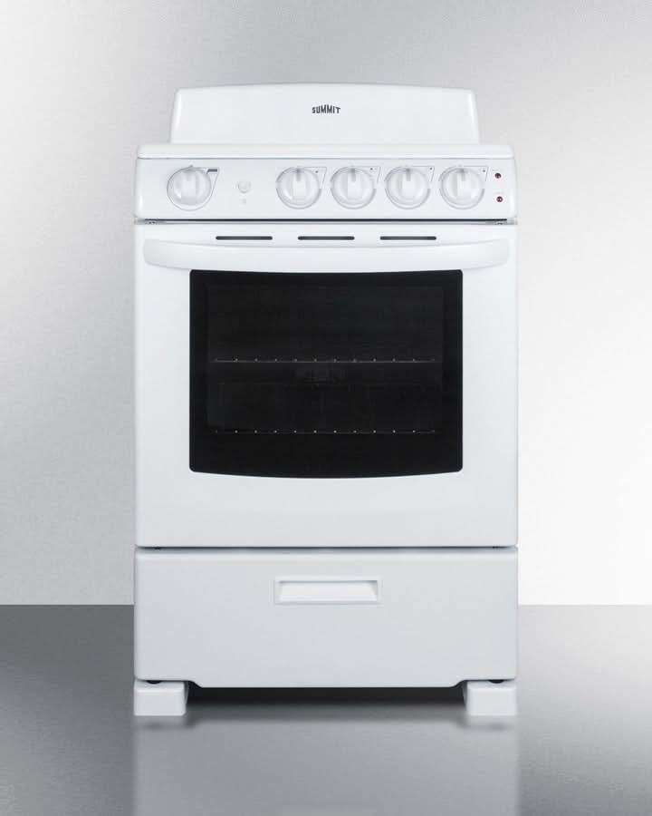 Summit - 24 Wide Electric Coil Range - RE2411W