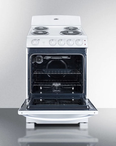 Summit - 24 Wide Electric Coil Range - RE2411W