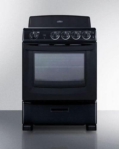 Summit - 24 Wide Electric Coil Range - RE2413B