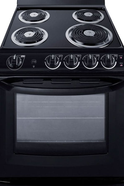 Summit - 24 Wide Electric Coil Range - RE2413B