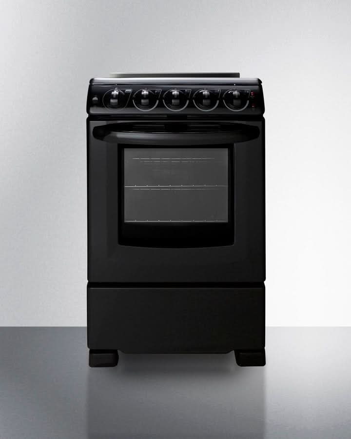 Summit - 20 Wide Electric Smooth-Top Range - REX2051BRT