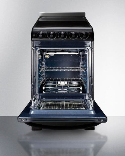 Summit - 20 Wide Electric Smooth-Top Range - REX2051BRT