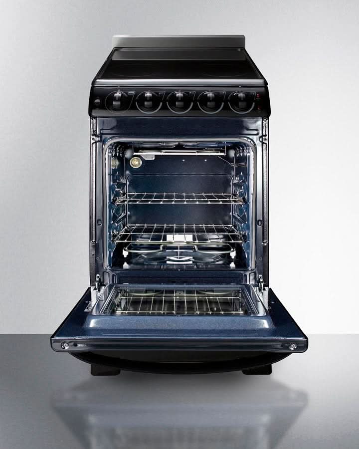 Summit - 20 Wide Electric Smooth-Top Range - REX2051BRT