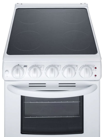 Summit - 20 Wide Electric Smooth-Top Range - REX2051WRT