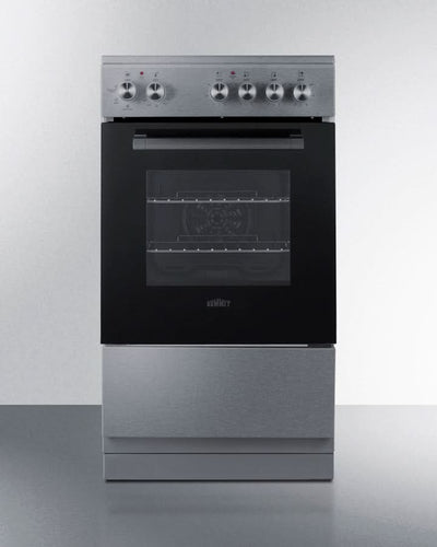 Summit - 20 Wide Electric Smooth-Top Range - REXT20SS