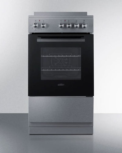 Summit - 20 Wide Electric Smooth-Top Range - REXT20SS