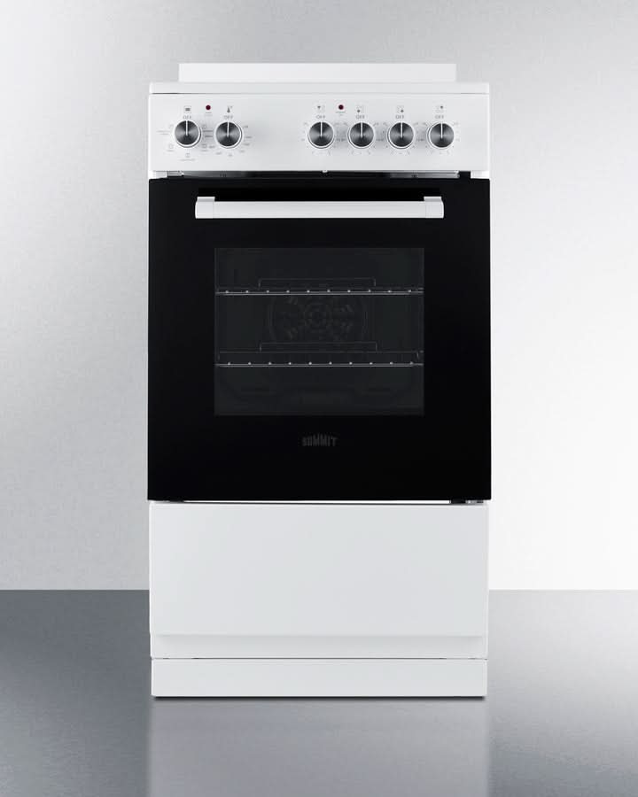 Summit - 20 Wide Electric Smooth-Top Range - REXT20W