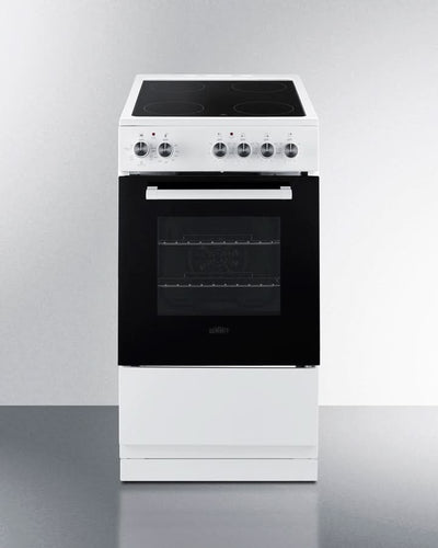 Summit - 20 Wide Electric Smooth-Top Range - REXT20W