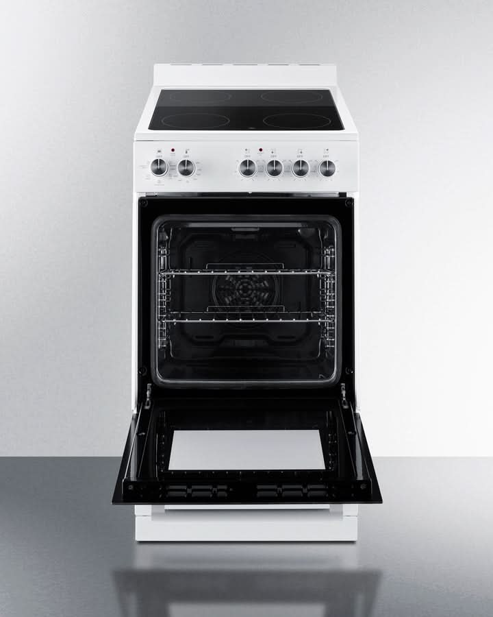 Summit - 20 Wide Electric Smooth-Top Range - REXT20W