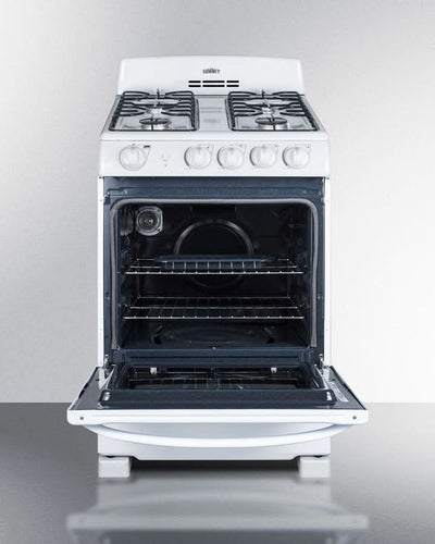 Summit - 24 Wide Gas Range - RG244WS