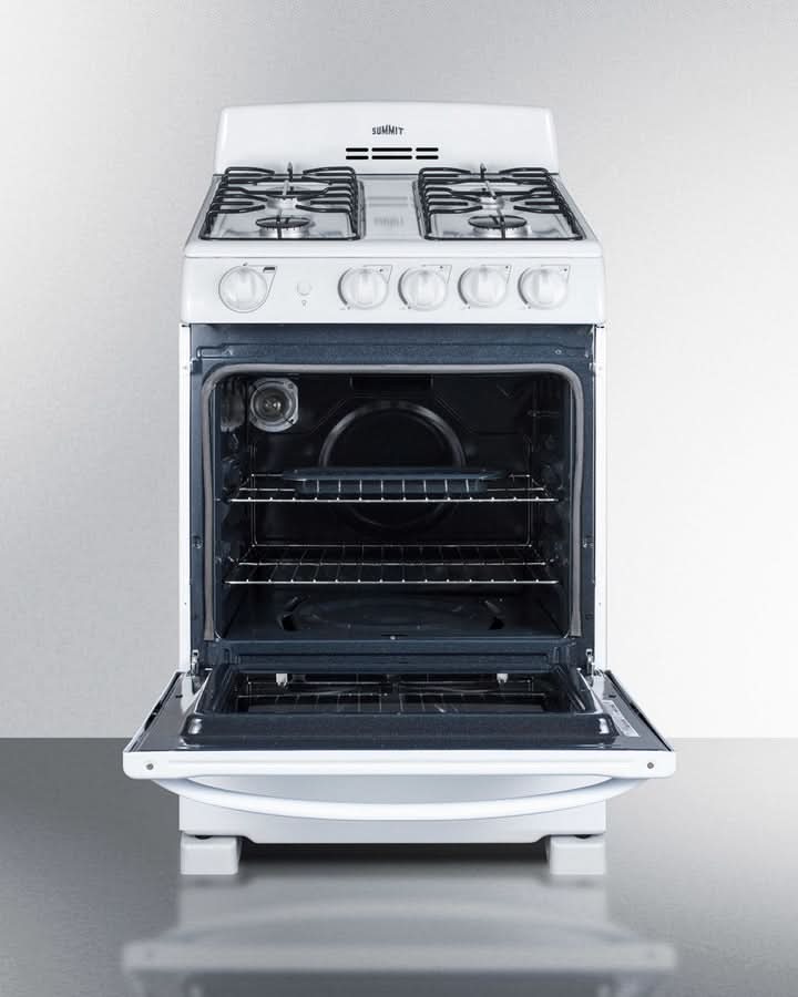 Summit - 24 Wide Gas Range - RG244WS