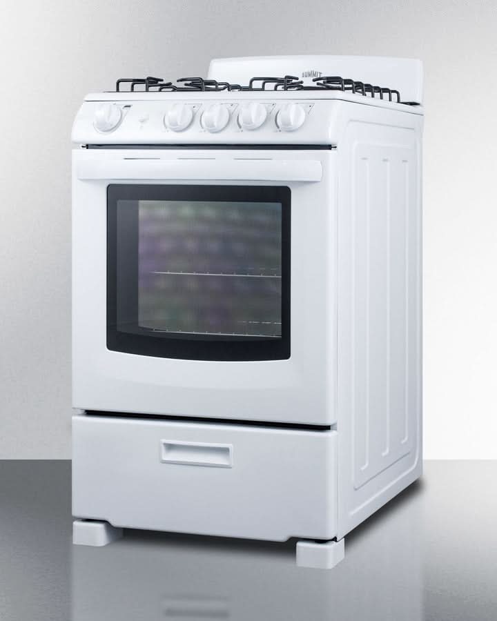 Summit - 24 Wide Gas Range - RG244WS