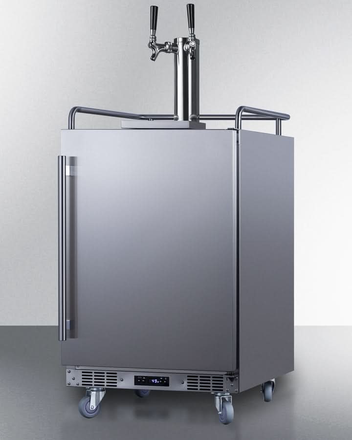 Summit - 24 Wide Built-In Cold Brew Coffee Kegerator - SBC682CFTWIN