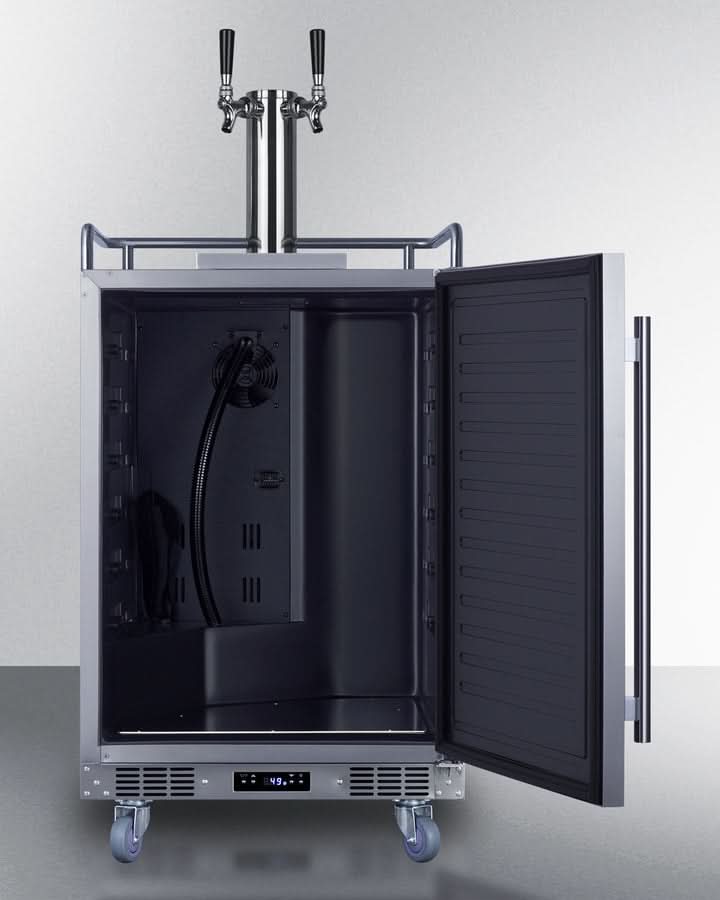 Summit - 24 Wide Built-In Cold Brew Coffee Kegerator - SBC682CFTWIN