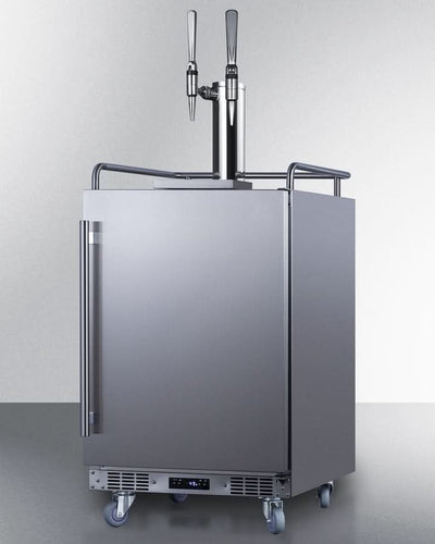 Summit -24 Wide Built-In Nitro Coffee Kegerator - SBC682NCFTWIN