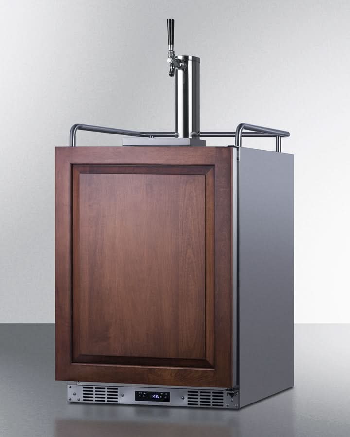 Summit - 24 Wide Built-In Kegerator (Panel Not Included) - SBC682PNR