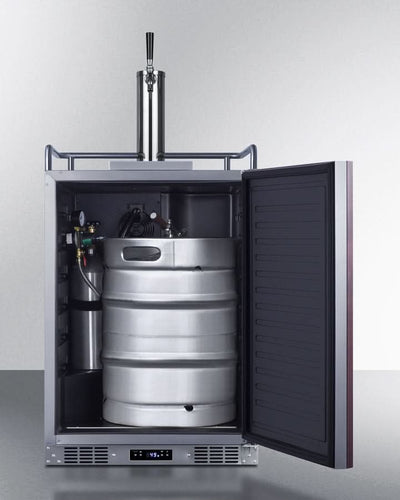 Summit - 24 Wide Built-In Kegerator (Panel Not Included) - SBC682PNR