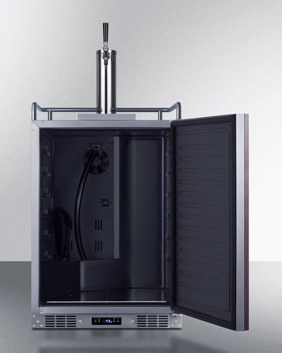 Summit - 24 Wide Built-In Kegerator (Panel Not Included) - SBC682PNR