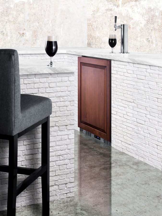Summit - 24 Wide Built-In Kegerator (Panel Not Included) - SBC682PNR