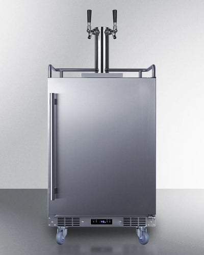 Summit - 24 Wide Built-In Outdoor Beer Kegerator - SBC683OSTWIN
