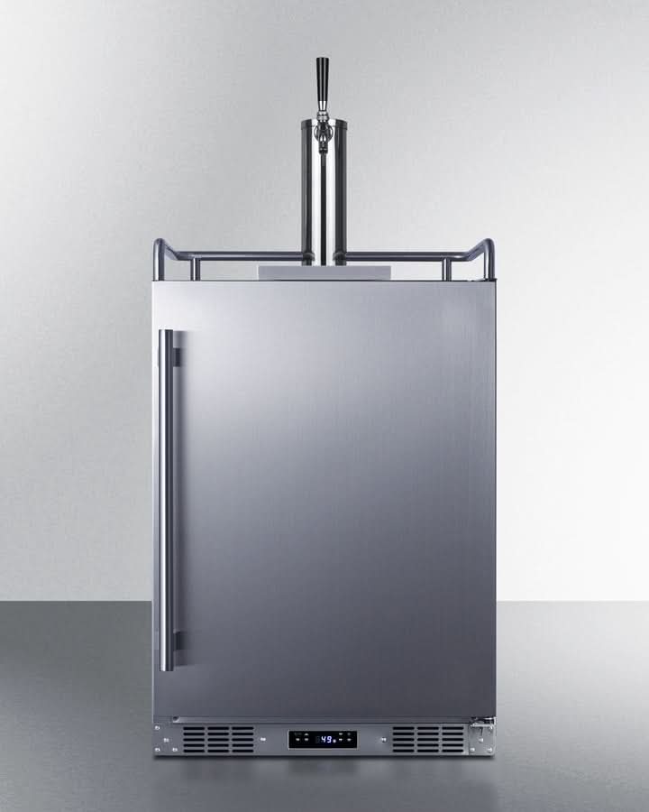 Summit 24 Wide Built-In Outdoor Beer Kegerator- SBC683OS