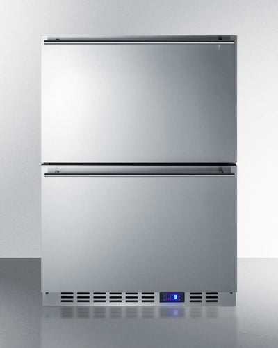 Summit - 24 Inch Outdoor 2-Drawer All-Freezer - SPFF51OS2D