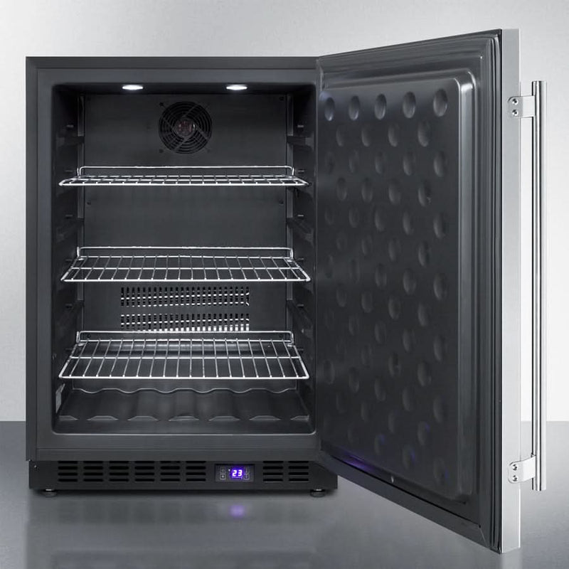 Summit - 24 Wide Outdoor All-Freezer - SPFF51OSCSS
