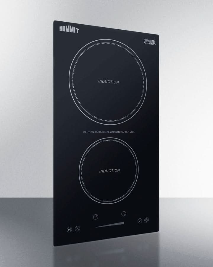Summit - 12 Wide 115V 2-Zone Induction Cooktop, Cord Included - SINC2B115