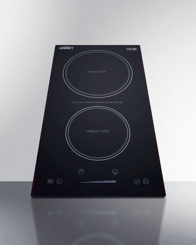 Summit - 12 Wide 115V 2-Zone Induction Cooktop, Cord Included - SINC2B115