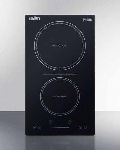 Summit - 12 Wide 115V 2-Zone Induction Cooktop, Cord Included - SINC2B115