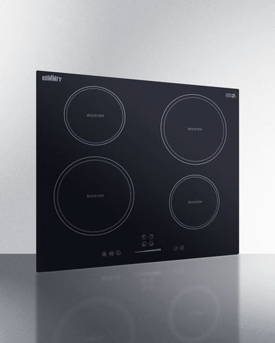Summit - 24 Wide 208-240V 4-Zone Induction Cooktop - SINC4B241B