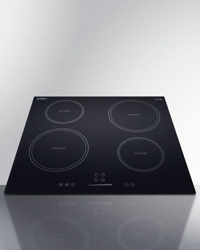 Summit - 24 Wide 208-240V 4-Zone Induction Cooktop - SINC4B241B