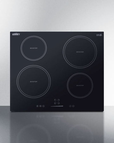 Summit - 24 Wide 208-240V 4-Zone Induction Cooktop - SINC4B241B