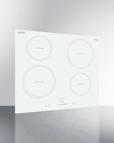 Summit - 24 Wide 208-240V 4-Zone Induction Cooktop - SINC4B242W