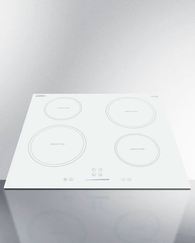 Summit - 24 Wide 208-240V 4-Zone Induction Cooktop - SINC4B242W