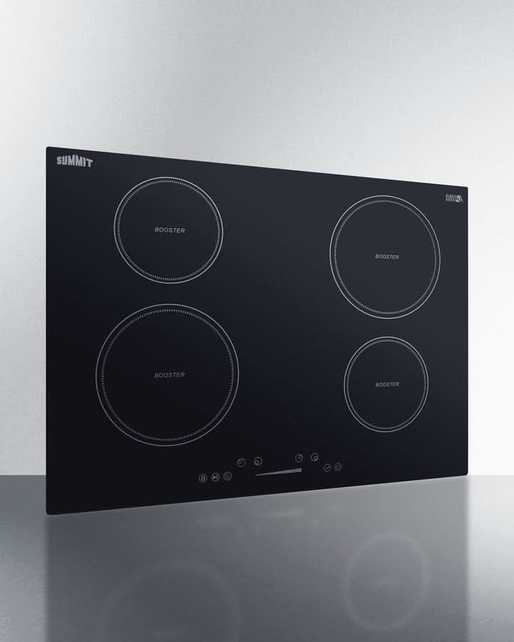 Summit - 30 Wide 208-240V 4-Zone Induction Cooktop - SINC4B301B