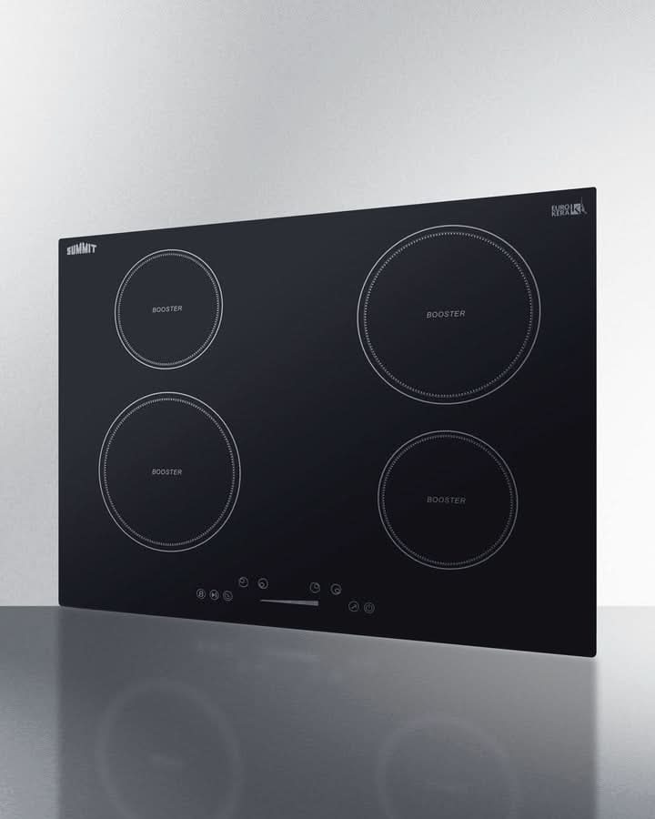 Summit - 30 Wide 208-240V 4-Zone Induction Cooktop - SINC4B301B