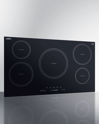 Summit - 36 Wide 208-240V 5-Zone Induction Cooktop - SINC5B36B