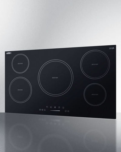 Summit - 36 Wide 208-240V 5-Zone Induction Cooktop - SINC5B36B