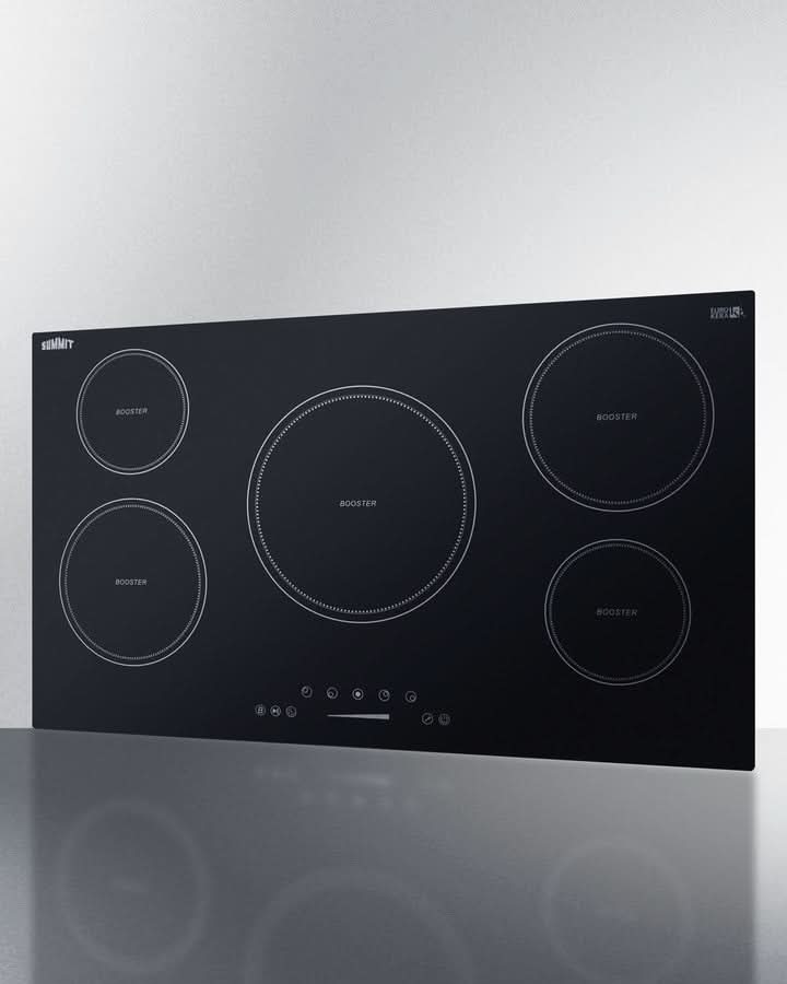Summit - 36 Wide 208-240V 5-Zone Induction Cooktop - SINC5B36B