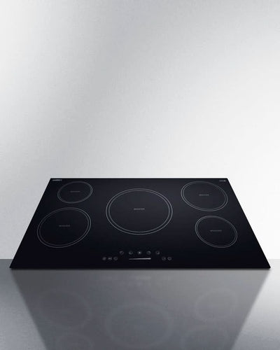 Summit - 36 Wide 208-240V 5-Zone Induction Cooktop - SINC5B36B