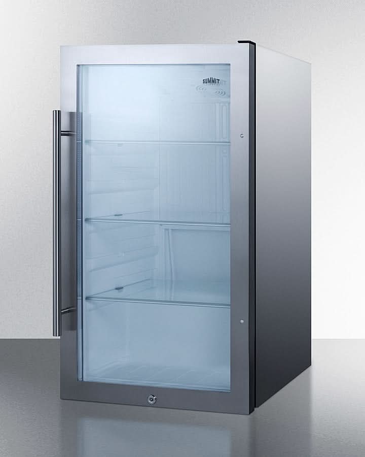 Summit 19-Inch Outdoor Refrigerator Stainless Steel - SPR489OSCSS