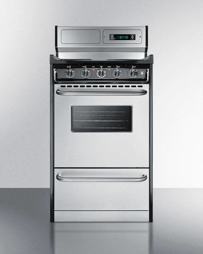 Summit - 20 Wide Electric Coil Range - TEM130BKWY