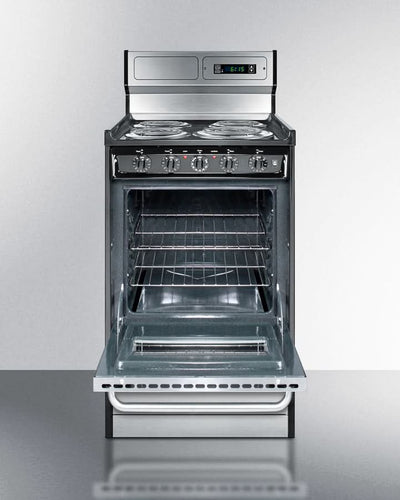 Summit - 20 Wide Electric Coil Range - TEM130BKWY