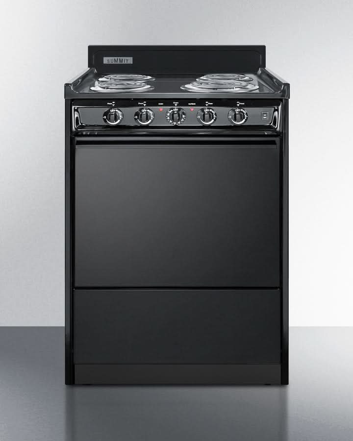 Summit - 24 Wide Electric Coil Range - TEM610C