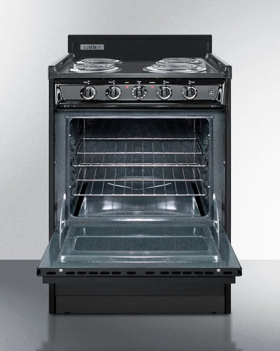Summit - 24 Wide Electric Coil Range - TEM610C